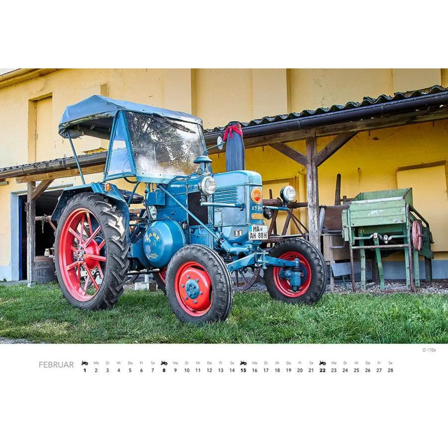 HEEL Verlag Wandkalender Lanz Traktoren Kalender 2026