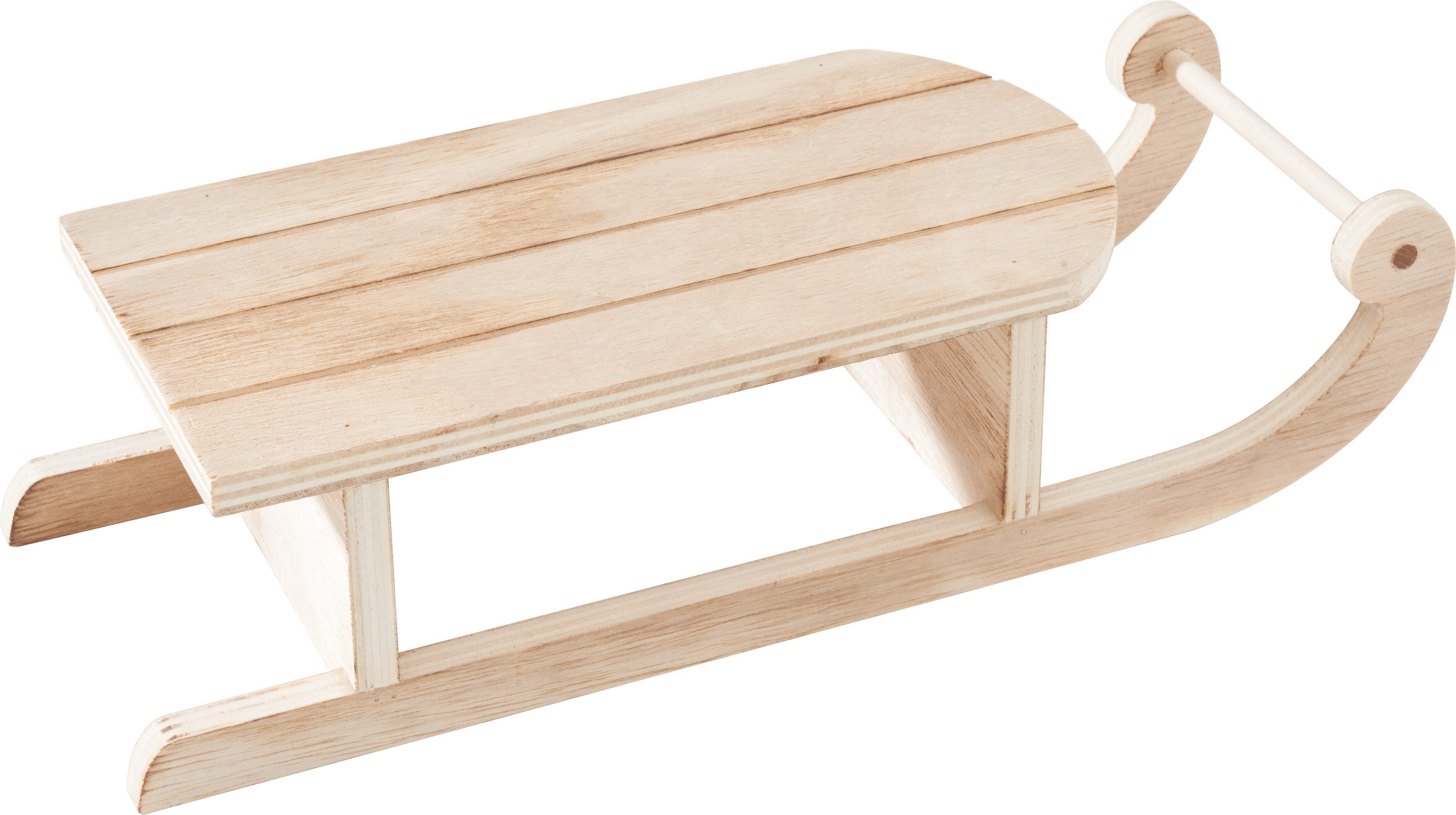 VBS Dekofigur Deko-Holzschlitten, 27x10x7cm günstig online kaufen