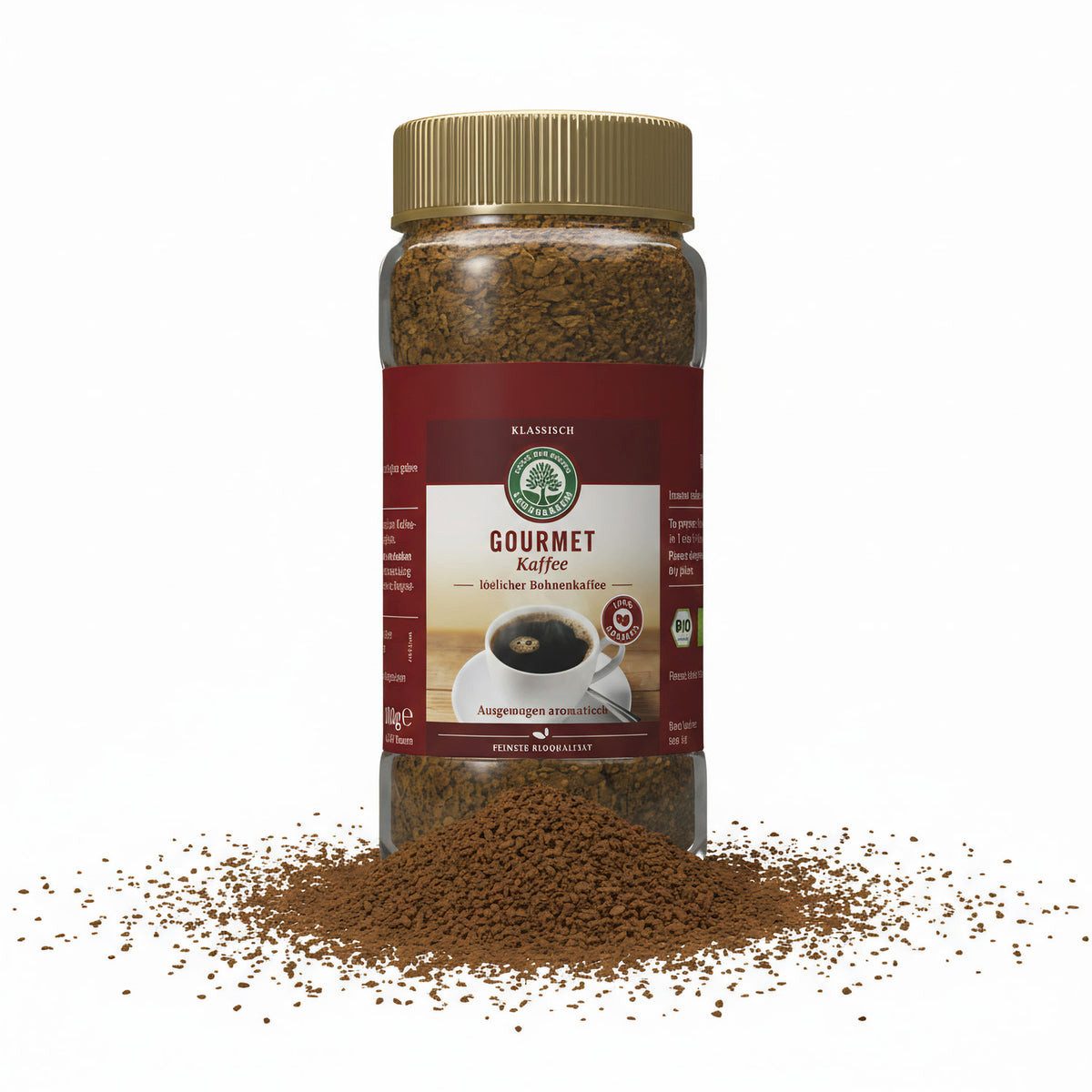 leben Kaffee Lebensbaum Bio Gourmet Kaffee Instant