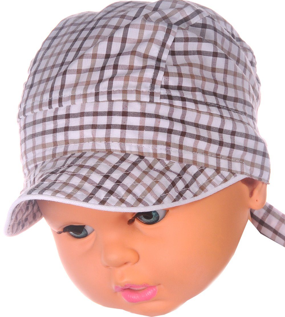 Kopftuch 40-52cm Baby Bortini La Kindermütze Kopftuch und Bandana Sommer Kopfbedeckung