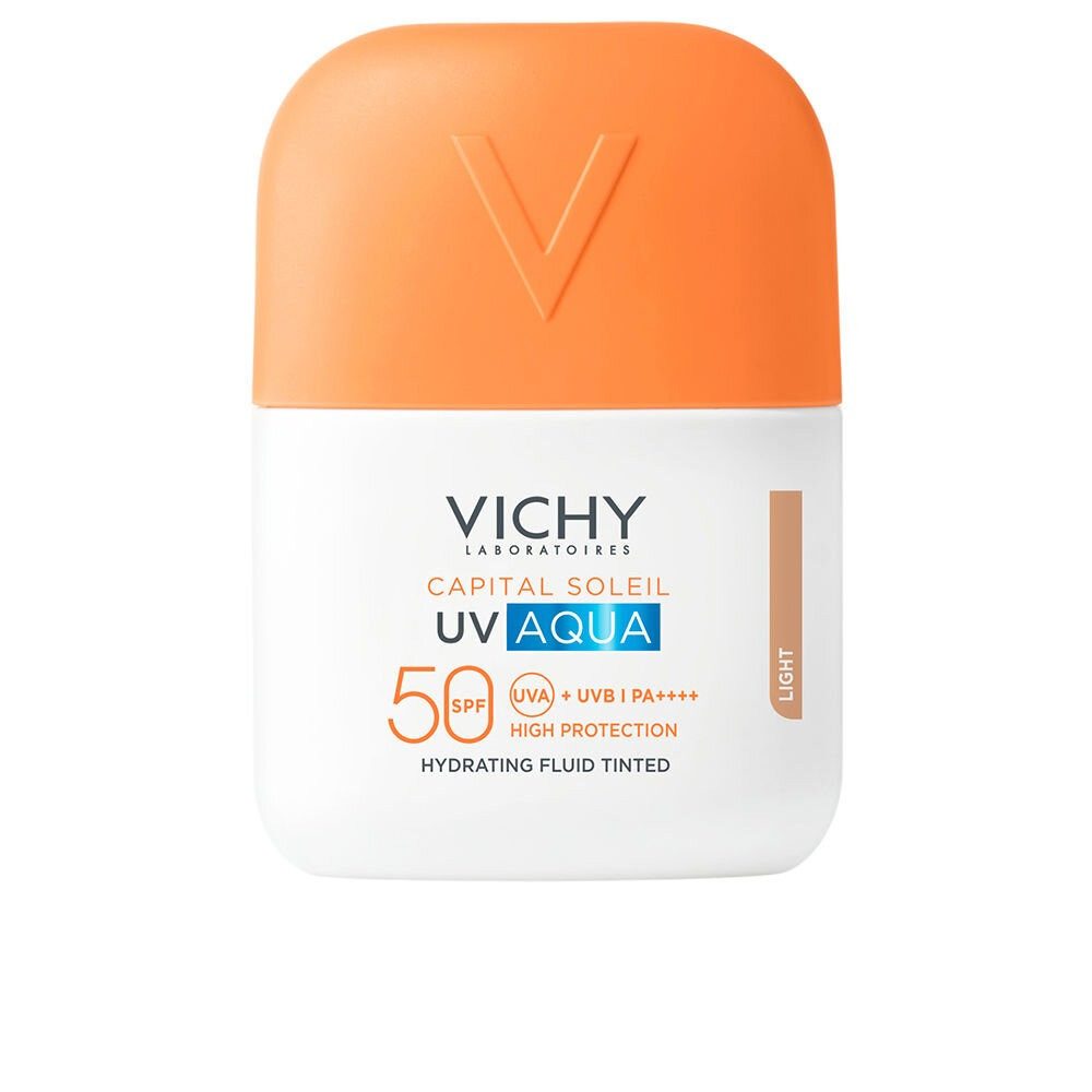 Vichy Sonnenschutzfluid CAPITAL SOLEIL UV AQUA Feuchtigkeitsfluid mit Farbe SPF50 #Light 50ml