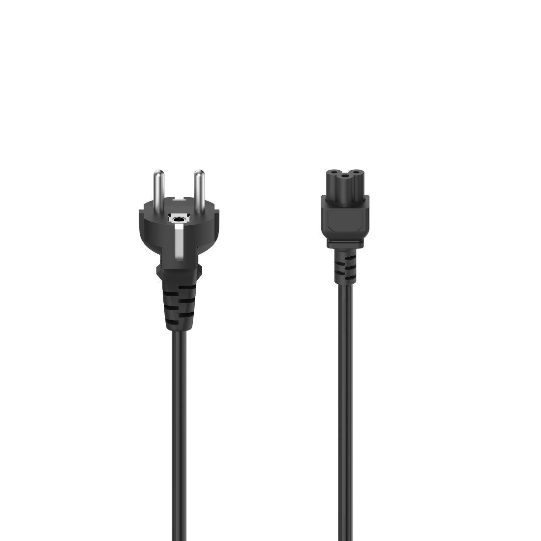 Netzkabel, Schutzkontakt Stecker, 3 pol. Kupplung (Kleeblatt), 1,5 m Netzkabel