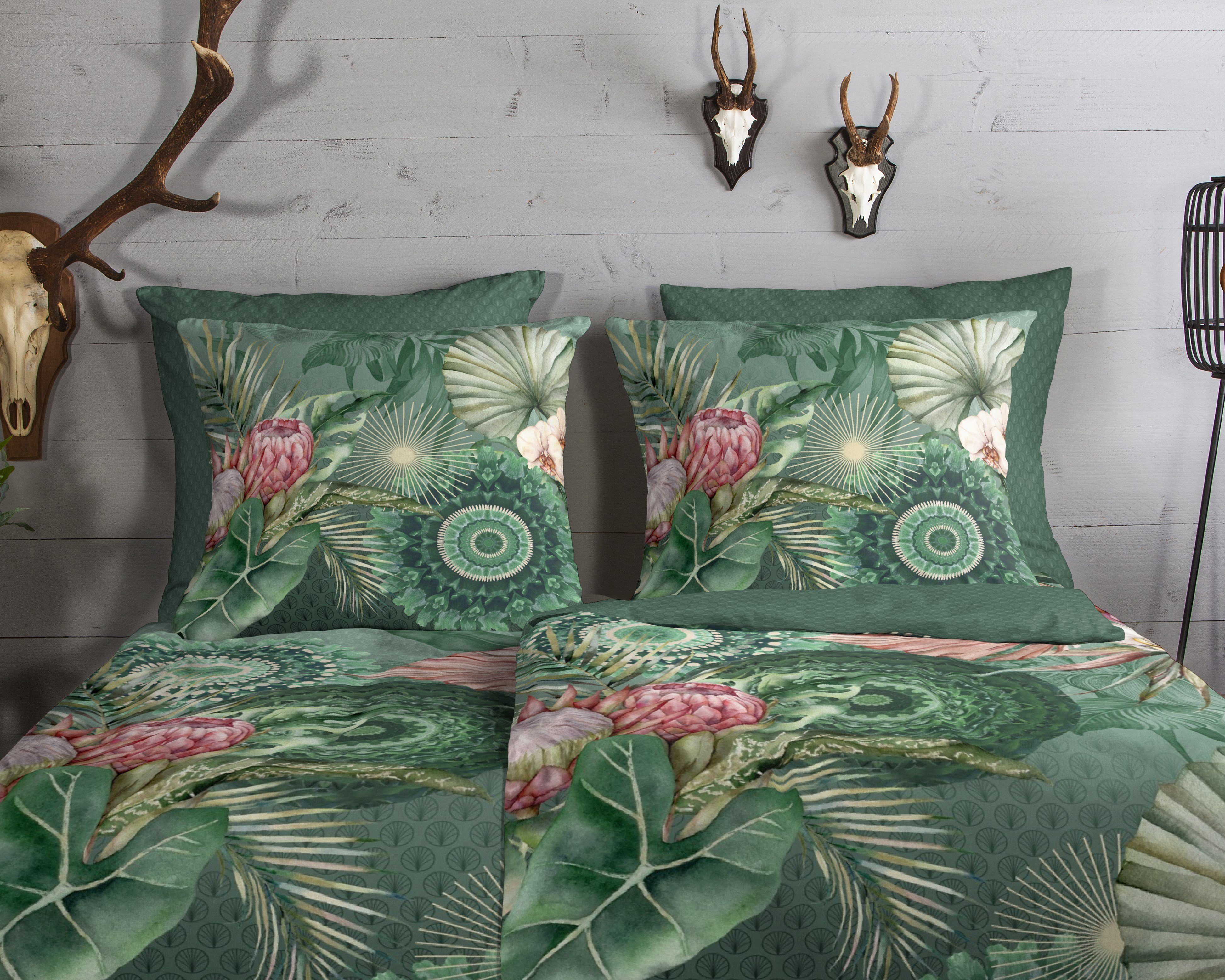 hip Bettwäsche Biber Bettwäsche 200 X 200 cm + 2 x 80 X 80 cm Egor bunt, Bi günstig online kaufen