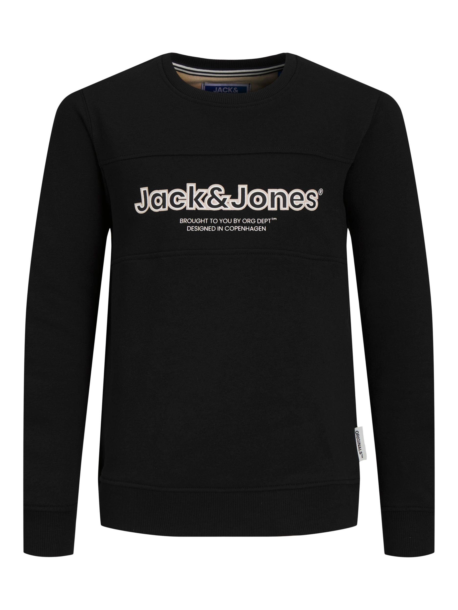 Jack & Jones Junior Sweatshirt JORLAKEWOOD SWEAT CREW NECK BF JNR black