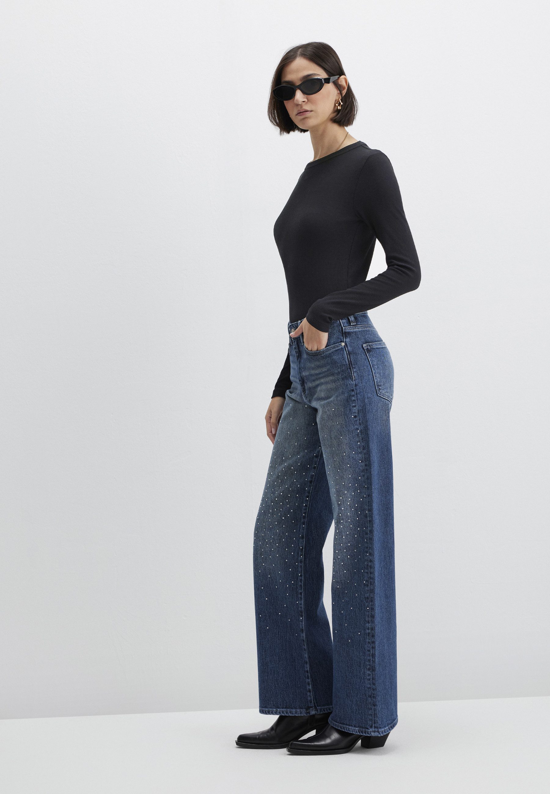 Mavi Weite Jeans MALIBU Wide Leg Jeans günstig online kaufen