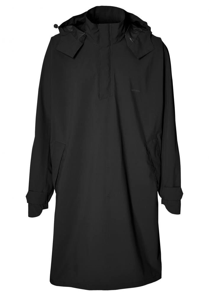 Basil Regenponcho Basil Mosse Regenponcho Unisex jet black Gr. M/L - wasserdicht 5.000 W