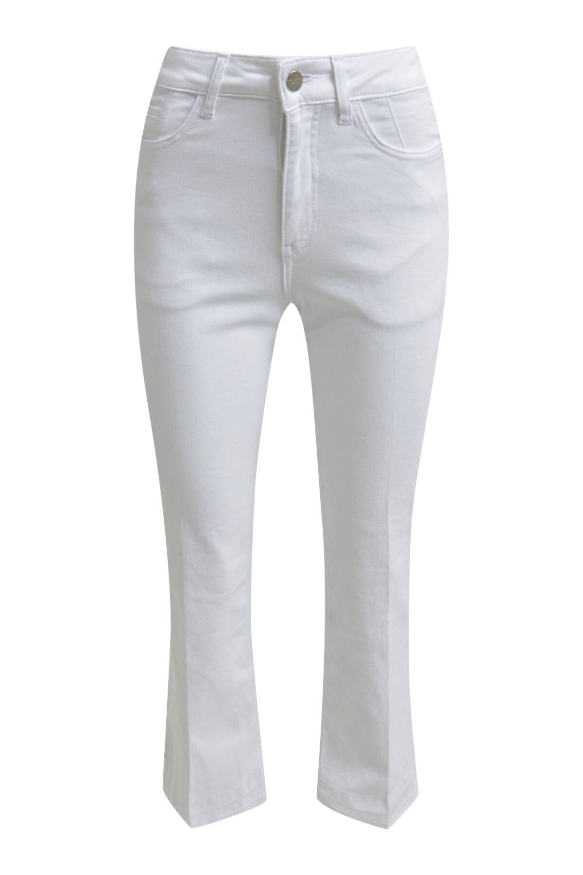 Milano Italy Weite Jeans mit offener günstig online kaufen