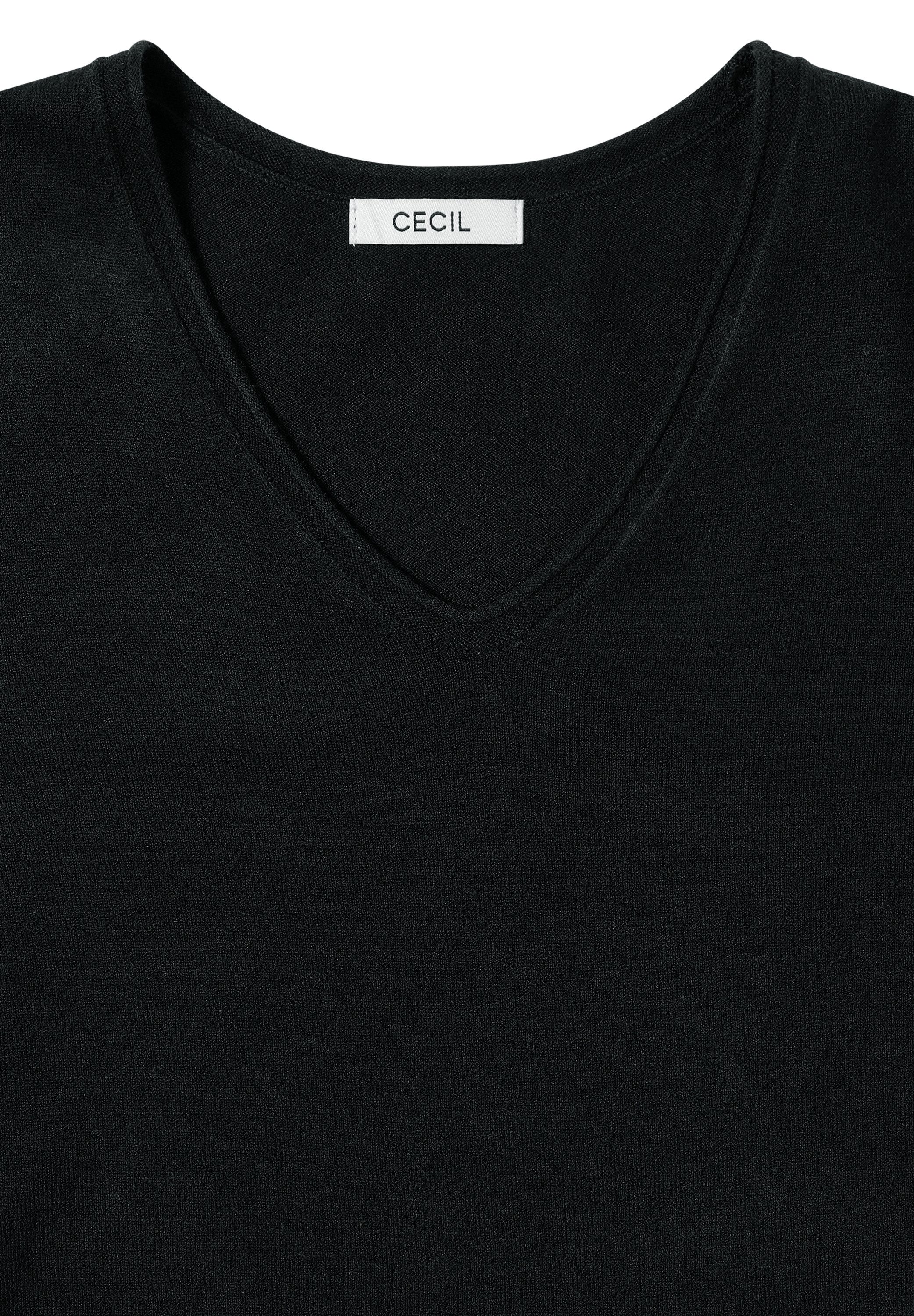 CECIL Strickpullover mit Materialmix