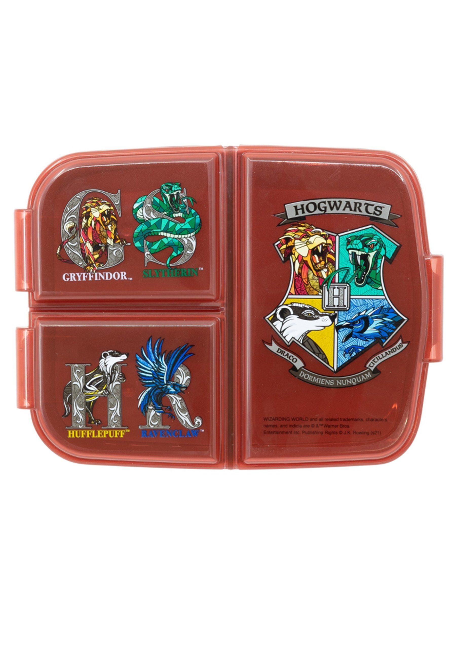 Fächern, Harry Potter, BPA-frei Lunchbox Brotdose mit Vesperdose Potter 3 Harry