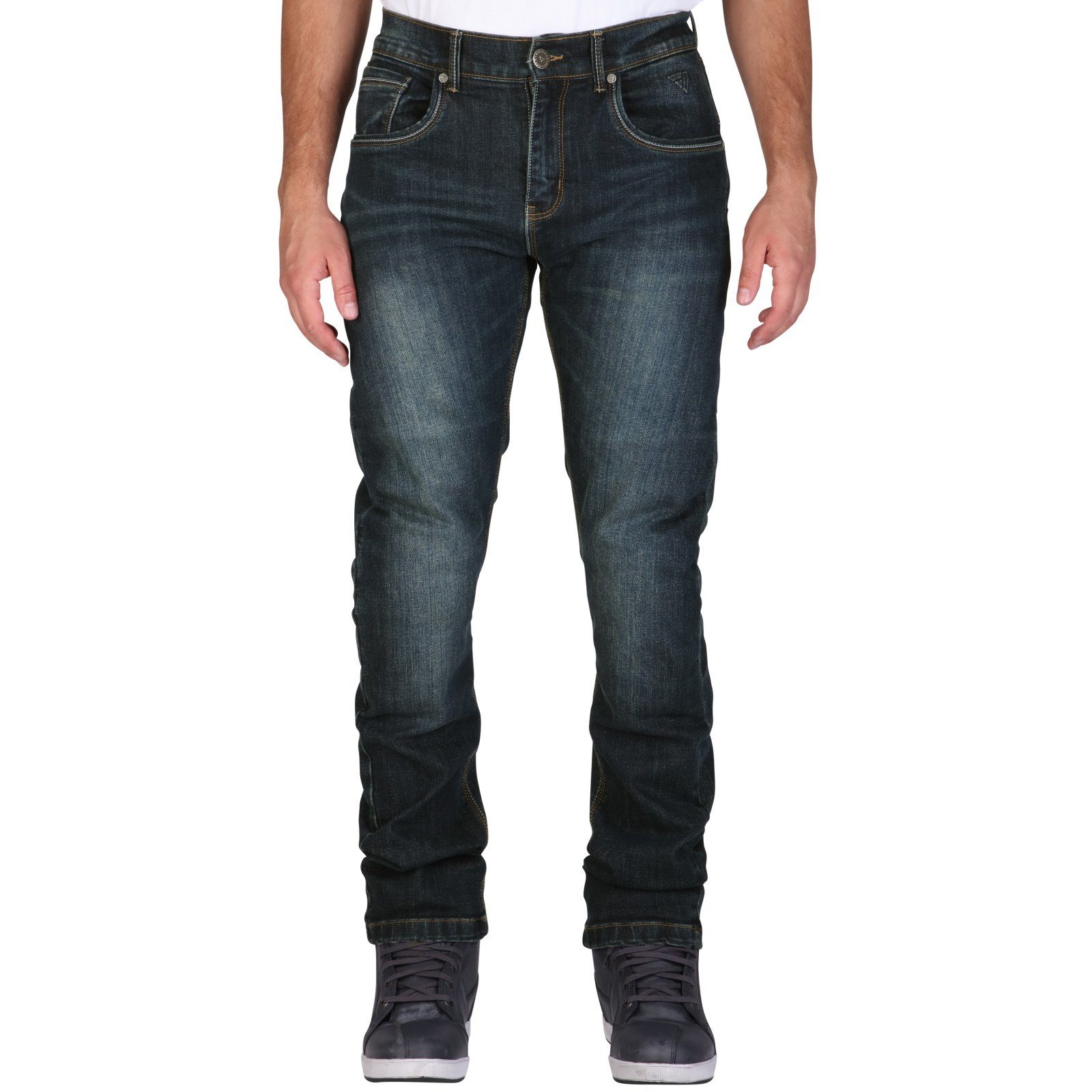 Modeka Motorradhose Modeka Glenn II Herren Jeans Stone Wash Blue
