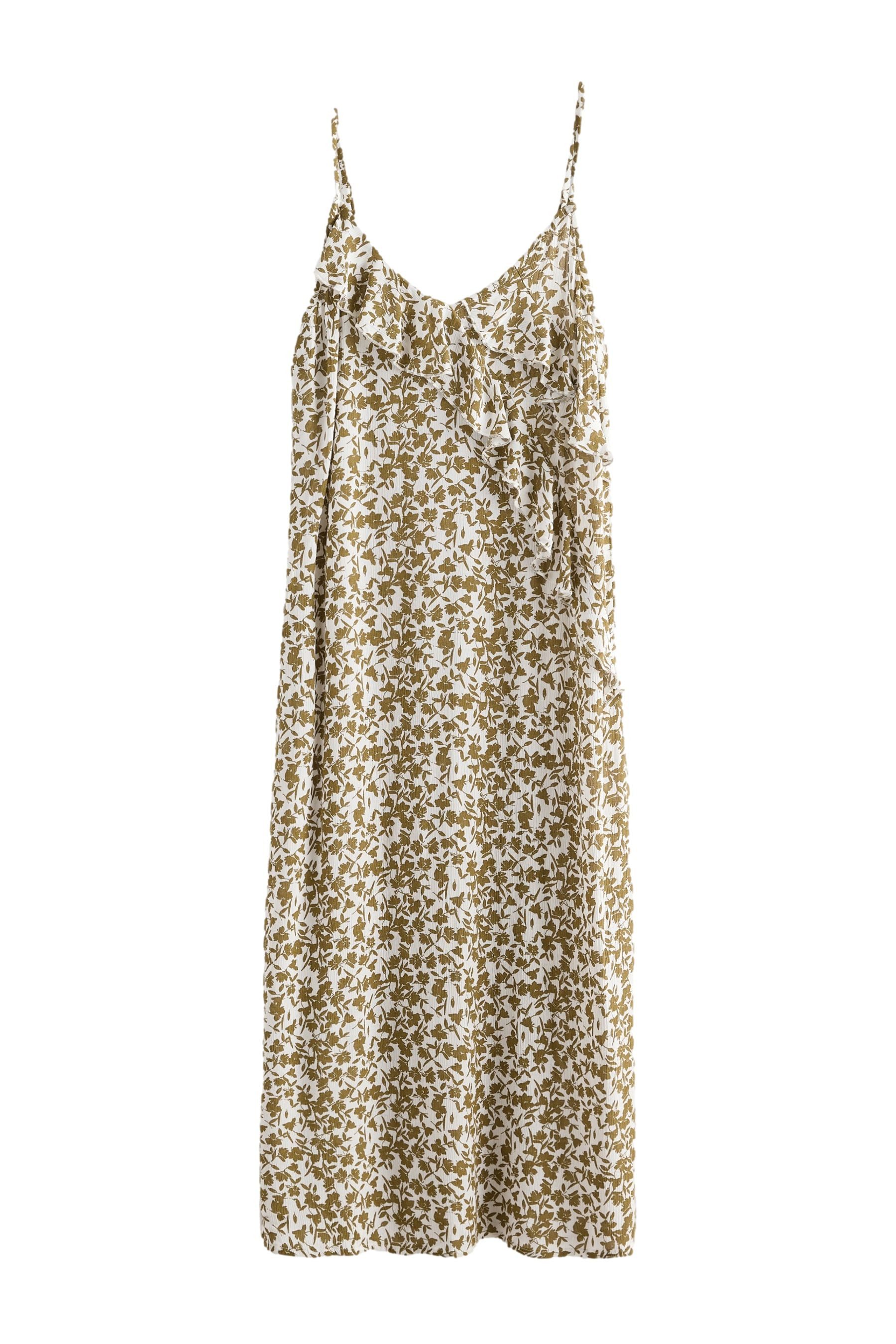 Next Sommerkleid Mittellanges Trägerkleid mit Rüschen günstig online kaufen