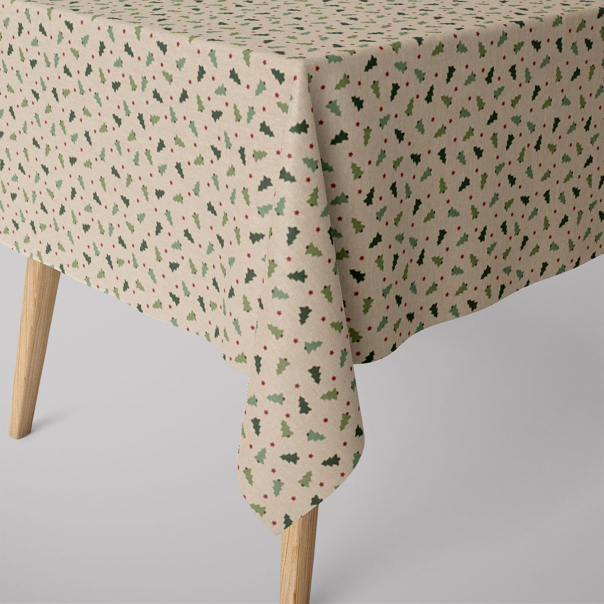 SCHÖNER LEBEN. Tischdecke Tischdecke XMAS Tree Weihnachtsbaum natur div. Gr günstig online kaufen