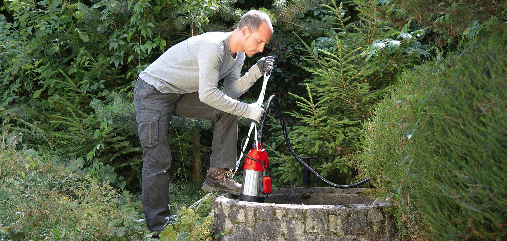 Einhell Tauchdruckpumpe GC-DW 900 N, 6.000 l/h max. Fördermenge – Bild 4 von 4
