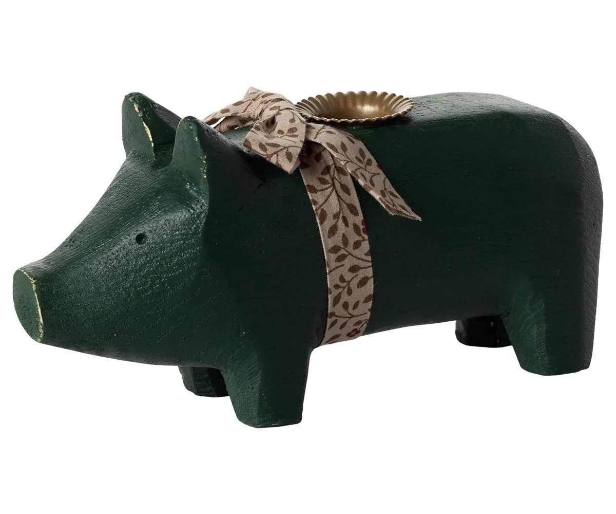 Maileg Kerzenhalter Maileg Kerzenständer Holzschwein medium günstig online kaufen