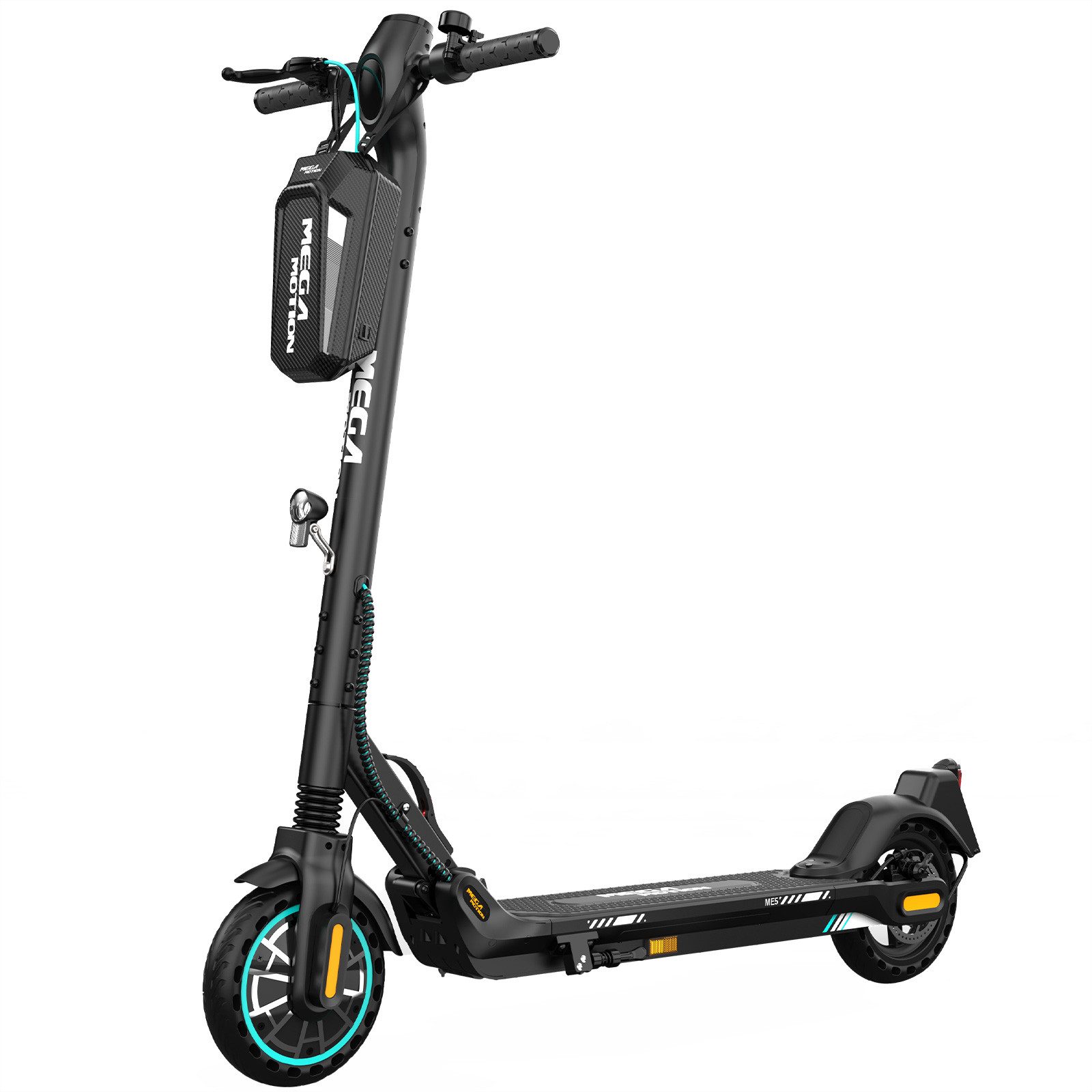 Mega Motion E-Scooter 8.5zoll Elektroscooter mit Straßenzulassung ABE max. 35km, mit Tasche und APP klappbar für Erwachsene