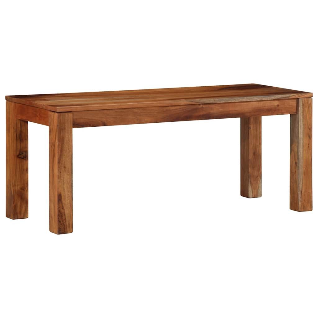 vidaXL Sitzbank Bank 110 cm Massivholz
