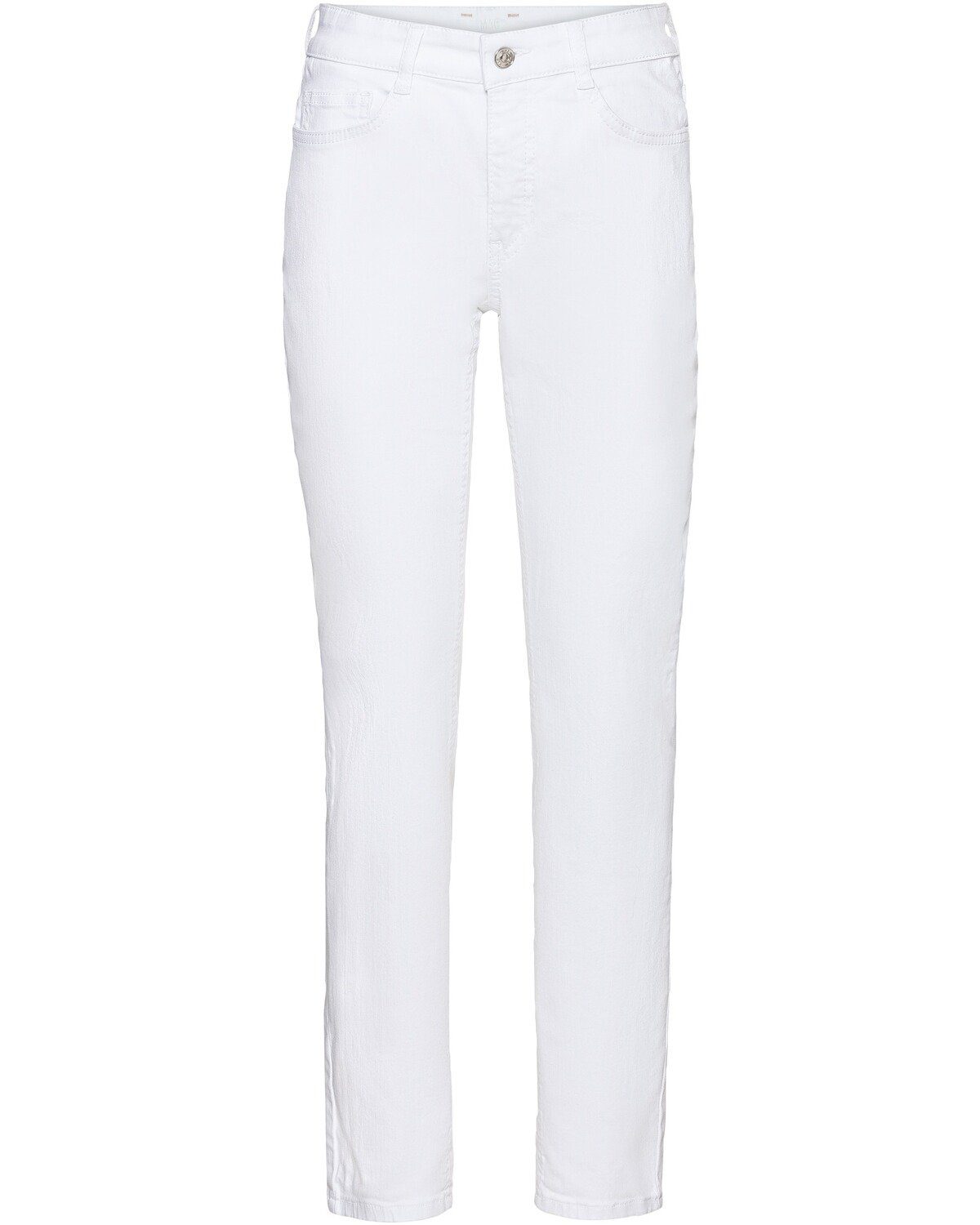 MAC 5-Pocket-Jeans Jeans Angela Pipe Weiß/L34