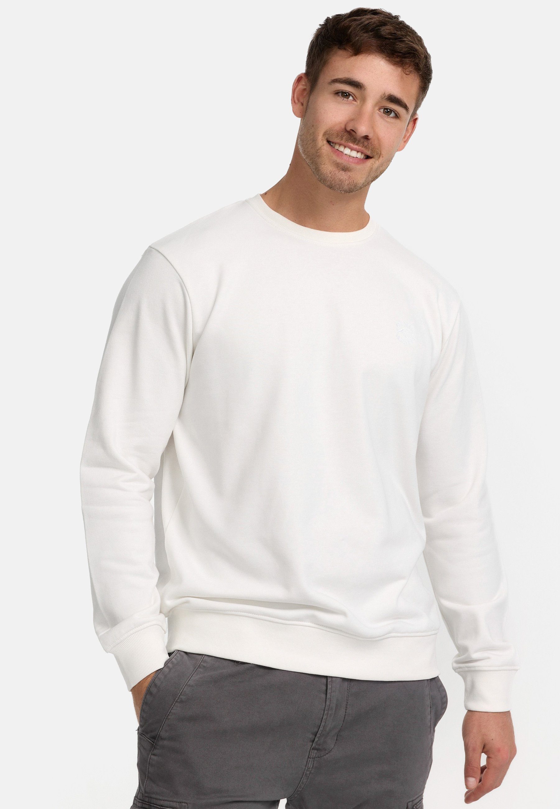 Indicode Sweater Holt Offwhite