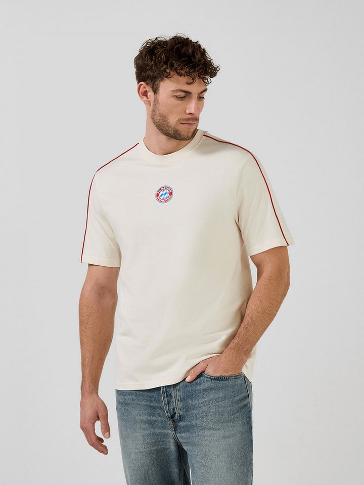 FC Bayern München T-Shirt FC Bayern München, T-Shirt Essentials, Herren, Off white