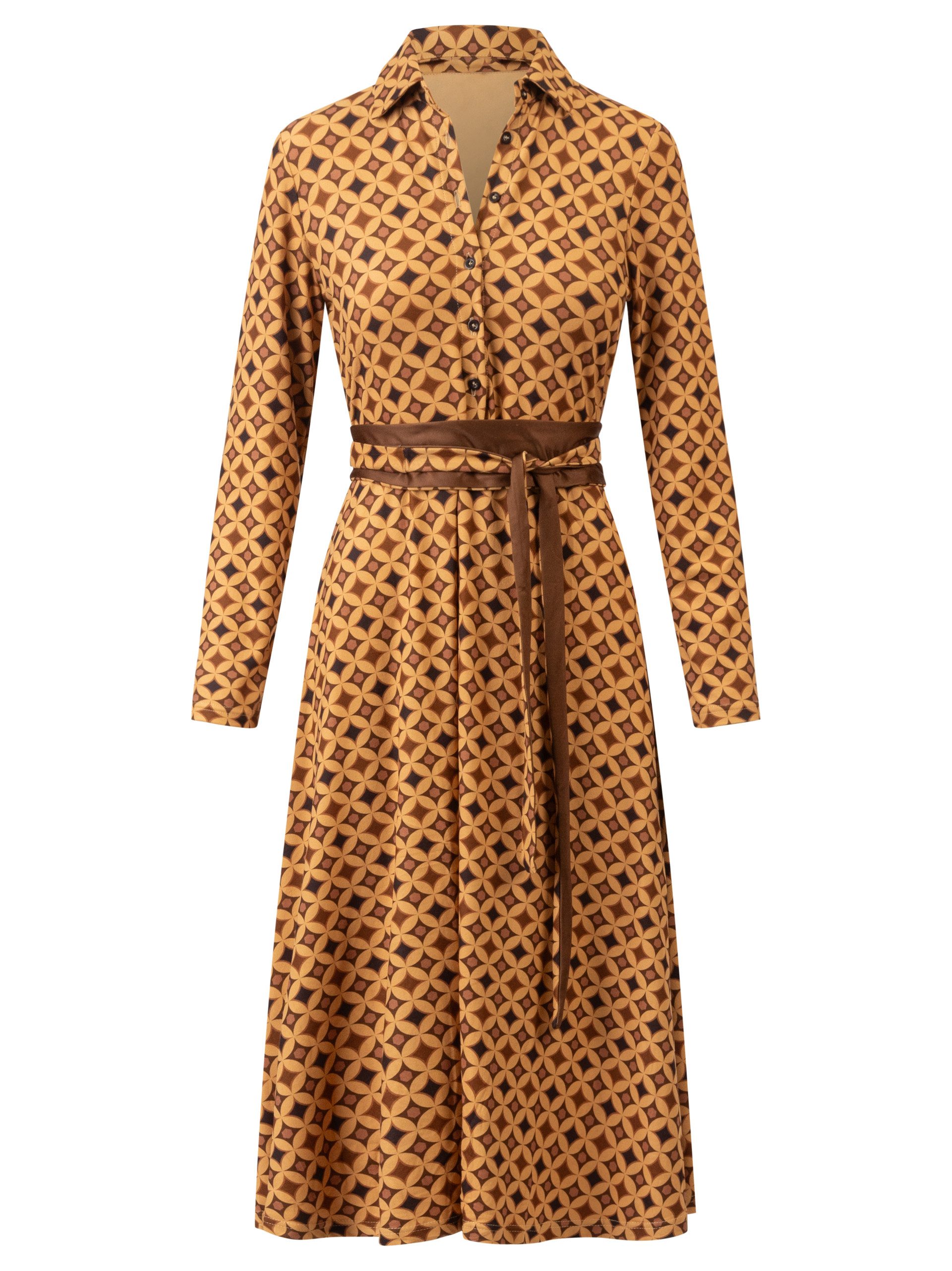 Kraimod Midikleid mit geometrischem Design