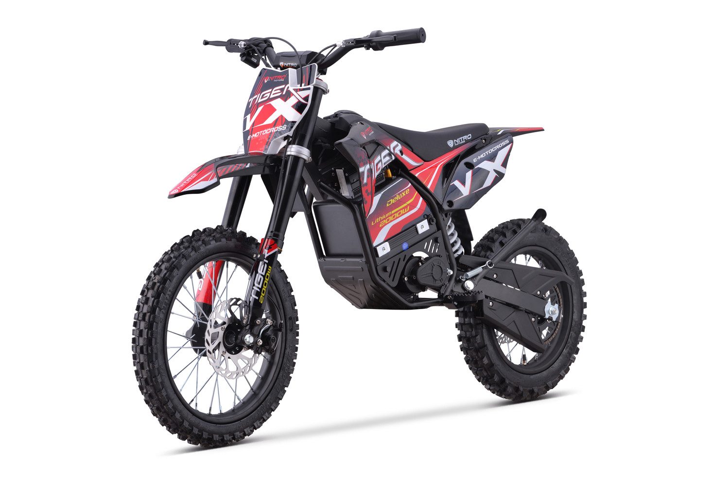 Smarty Crossrad 2000W Eco Dirtbike Tiger VX 60V 15,6Ah Lithium 14"12"