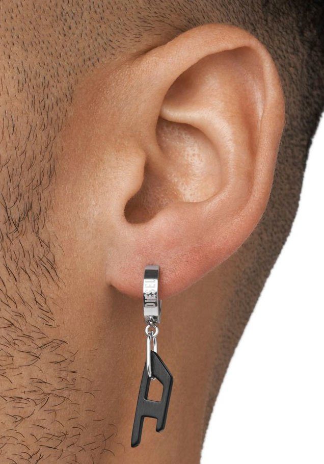 Diesel Single-Creole Schmuck Geschenk Edelstahl Ohrschmuck Ohrringe