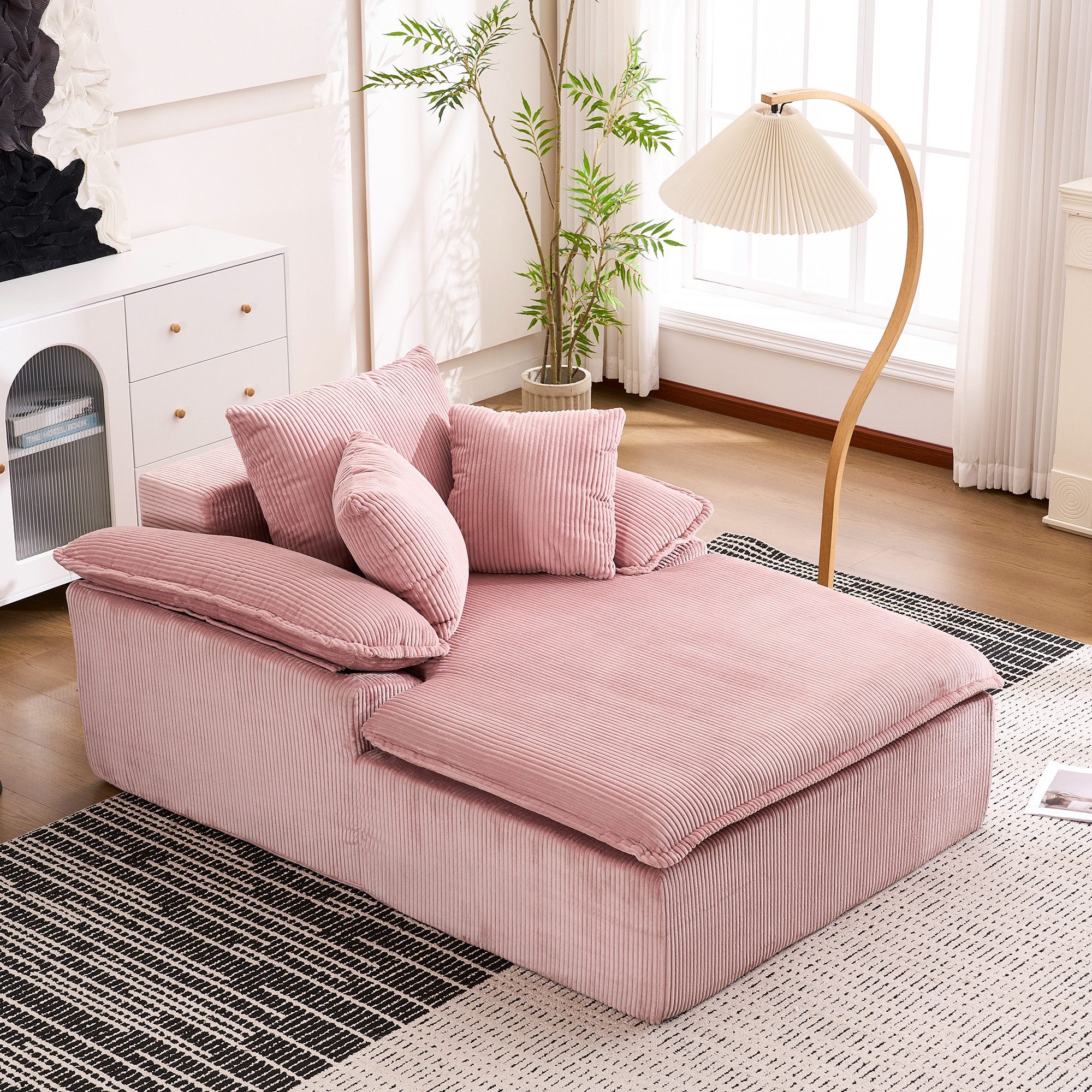 HAUSS SPOLE Schlafsofa mit Schlaffunktion Wohnzimmersofa Relaxsfoa Sitzsack mit Armlehnen