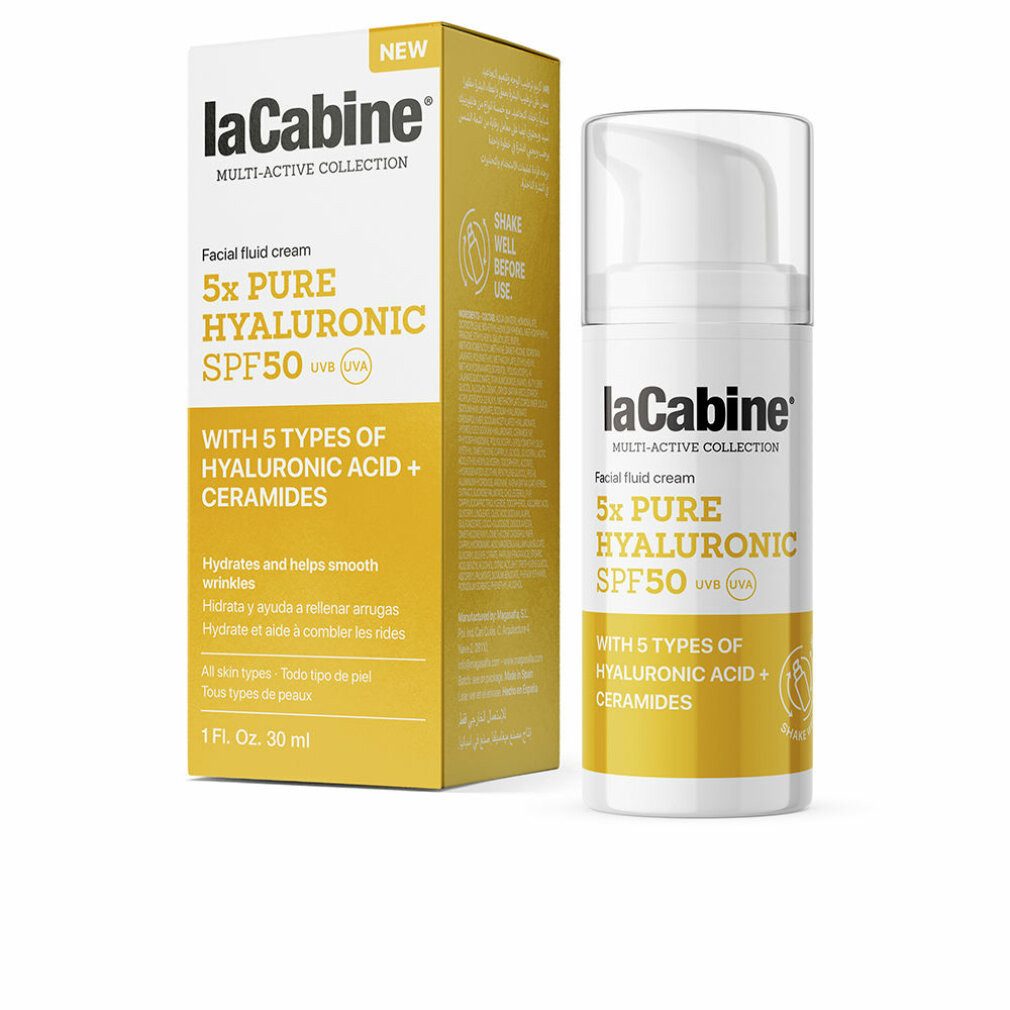 LA CABINE Körperpflegemittel 5x Pure Hyaluronic Facial Fluid Cream Spf50 30ml mehr