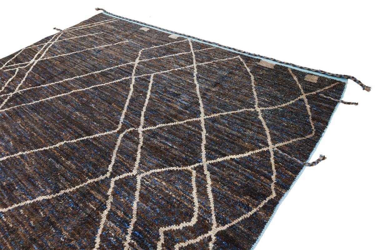 Orientteppich Berber Maroccan 263x380 25 mm Trading, Höhe: Nain Design Handgeknüpfter rechteckig, Orientteppich, Moderner