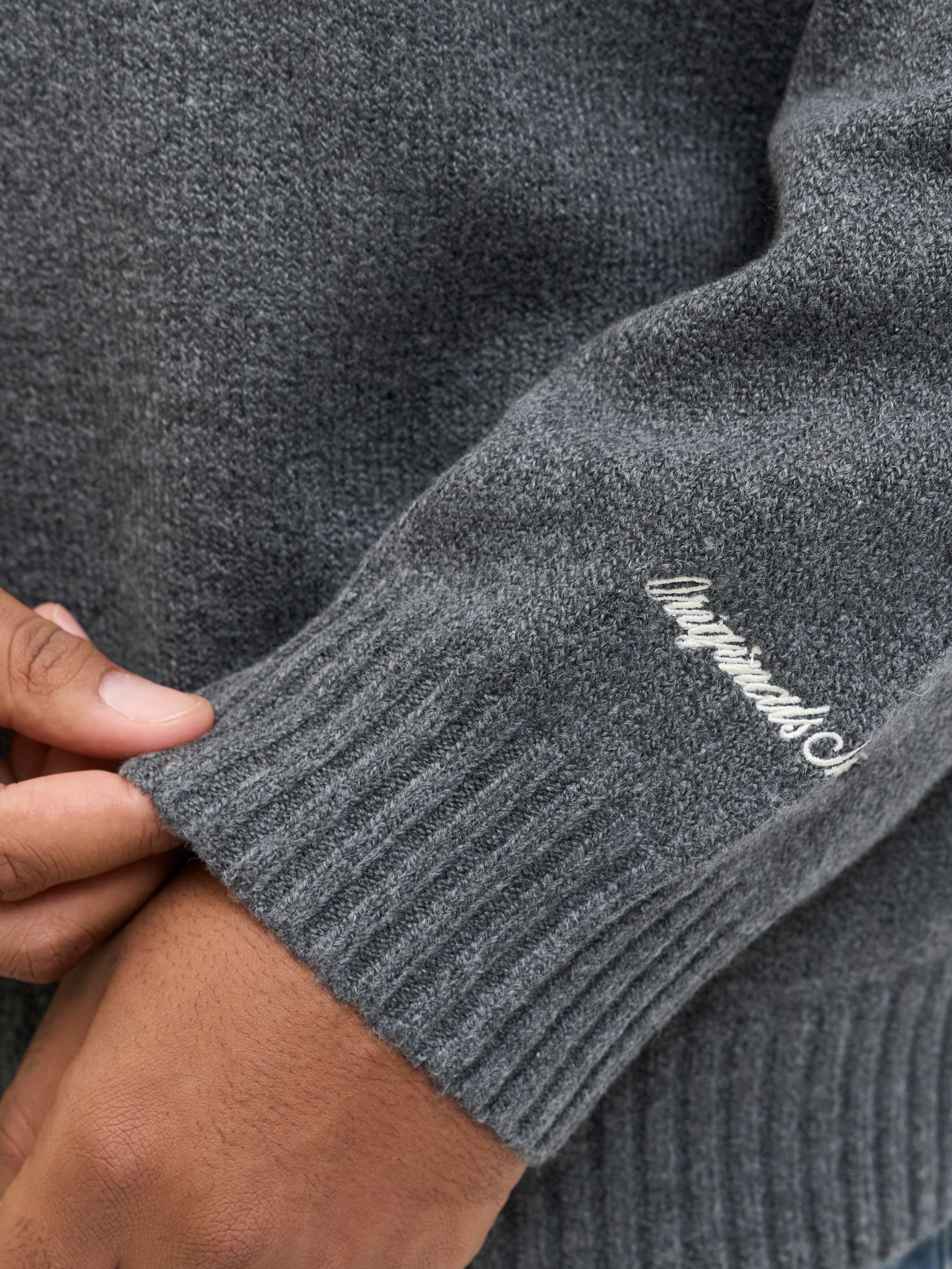 Jack & Jones PlusSize Troyer JORNORREBRO KNIT HALF ZIP PLS – Bild 5 von 5