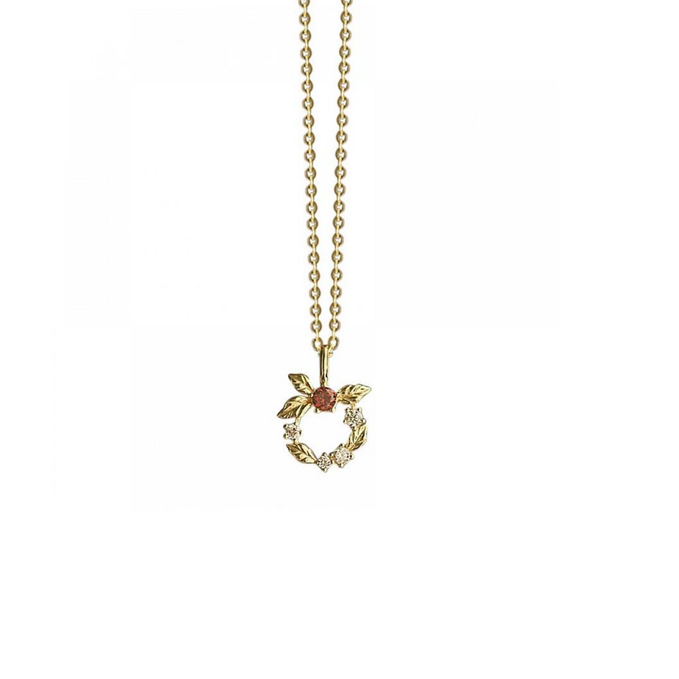 Invanter Lange Kette Einfachheit Aushöhlen Kranz Valentinstag Halskette (Es  ist ein perfektes Geschenk für sie), inkl Geschenkbox
