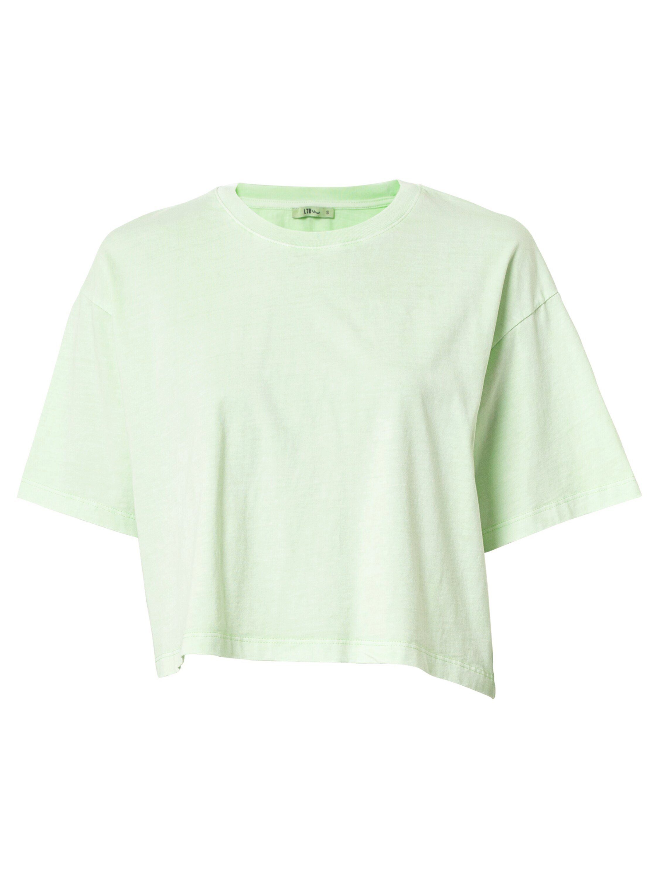 Plain/ohne T-Shirt Überschnittene (1-tlg) Schulter Details, Lelole LTB
