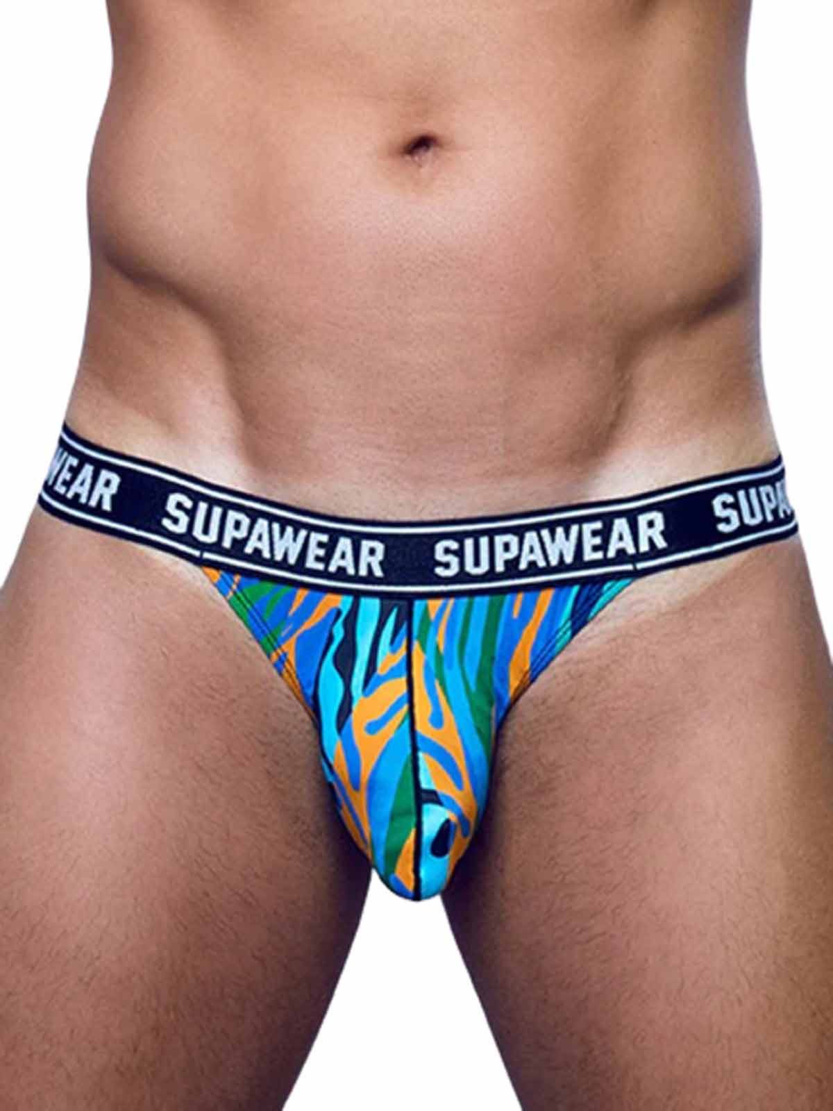 String Supawear POW Thong Underwear Arctic Animal
