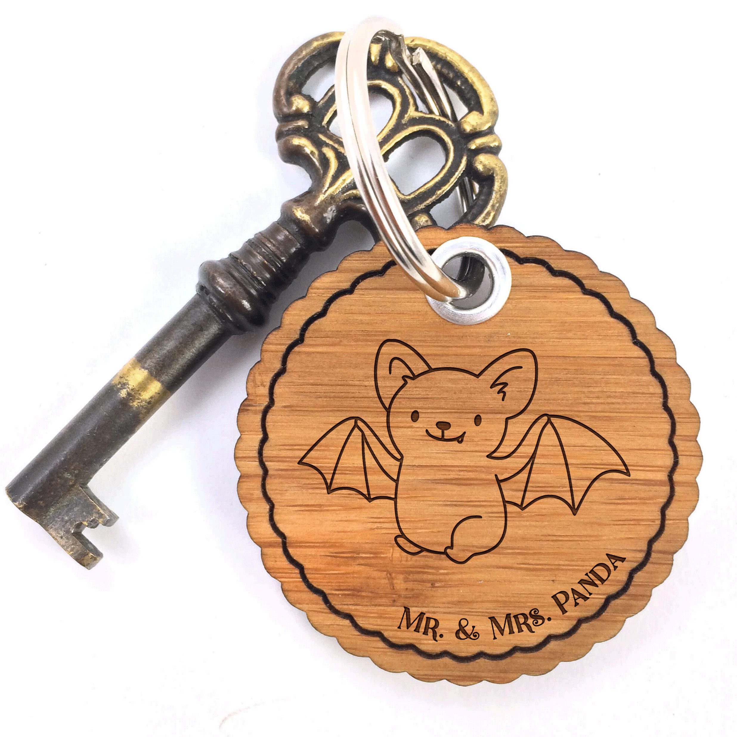 Schlüsselanhänger Fledermaus Classic, Anhänger, Transparent, Taschenbaumler, Anhänger