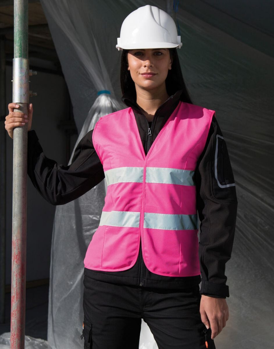 Result Warnweste Damen Sicherheitsweste High Viz Tabard / leicht figurbetont