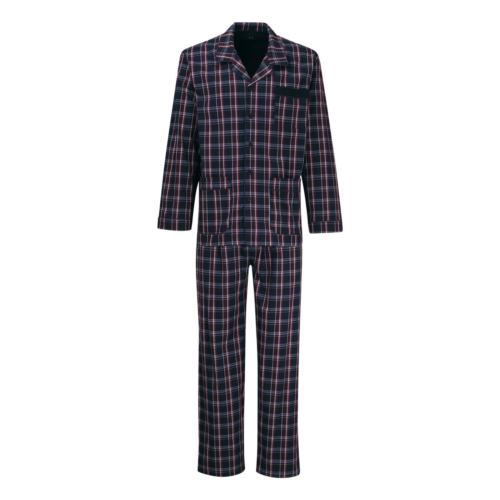 GÖTZBURG Pyjama Pure Cotton (2 tlg) mit Brusttasche günstig online kaufen