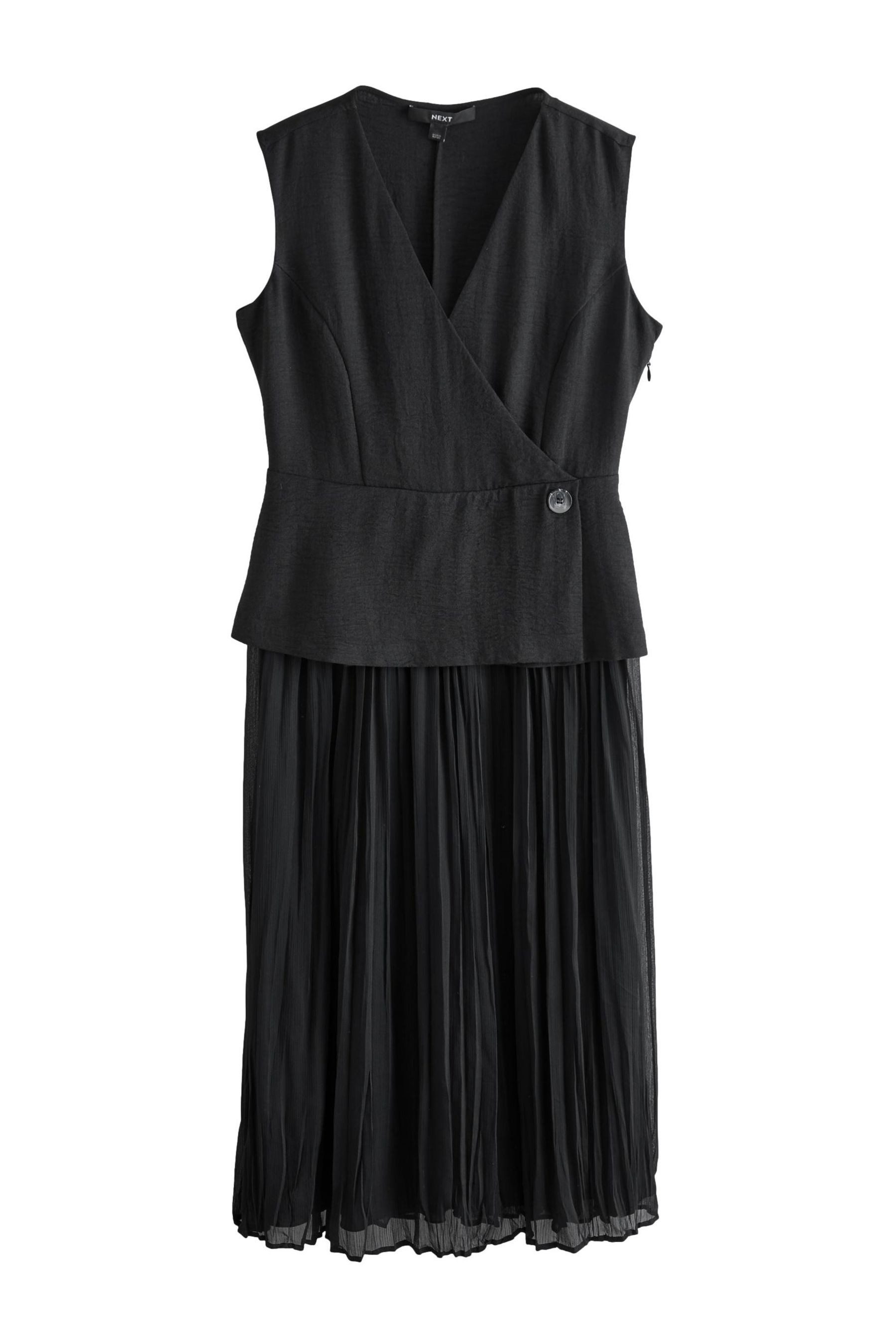 Next Midikleid Ärmelloses Midikleid mit Faltenrock günstig online kaufen