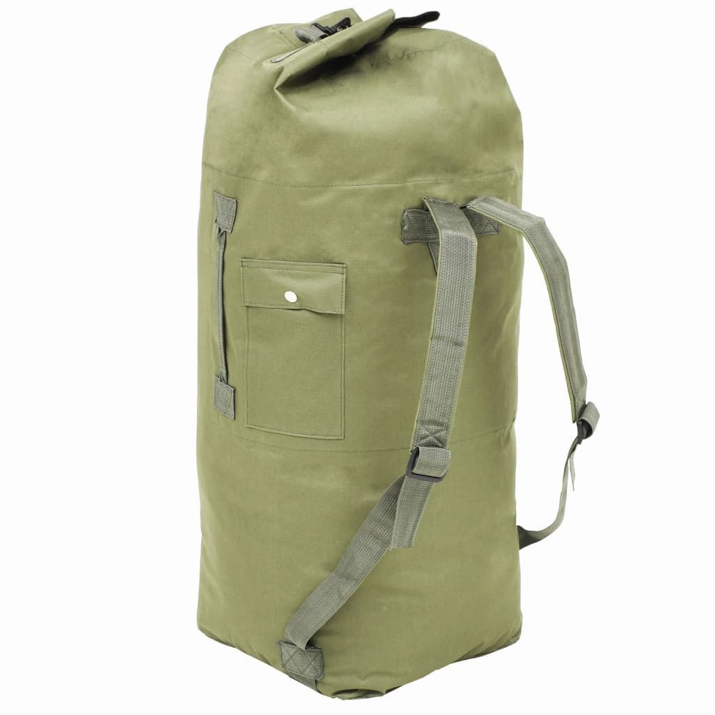 vidaXL Sporttasche, Seesack Army Style 85 L Olivgrün