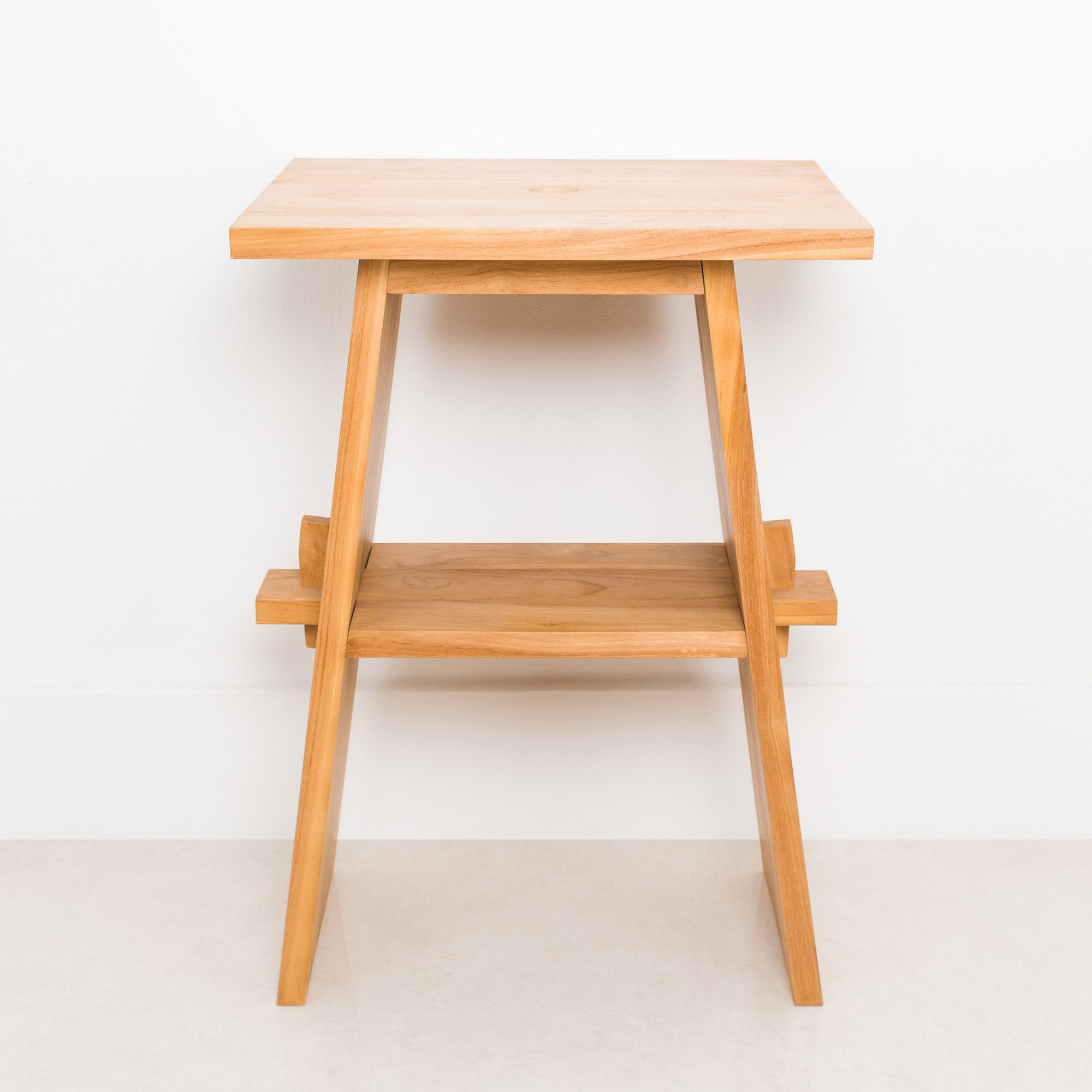 wohnfreuden Waschbeckenunterschrank Teakholz Waschtisch ZEN 60 cm extra hoch