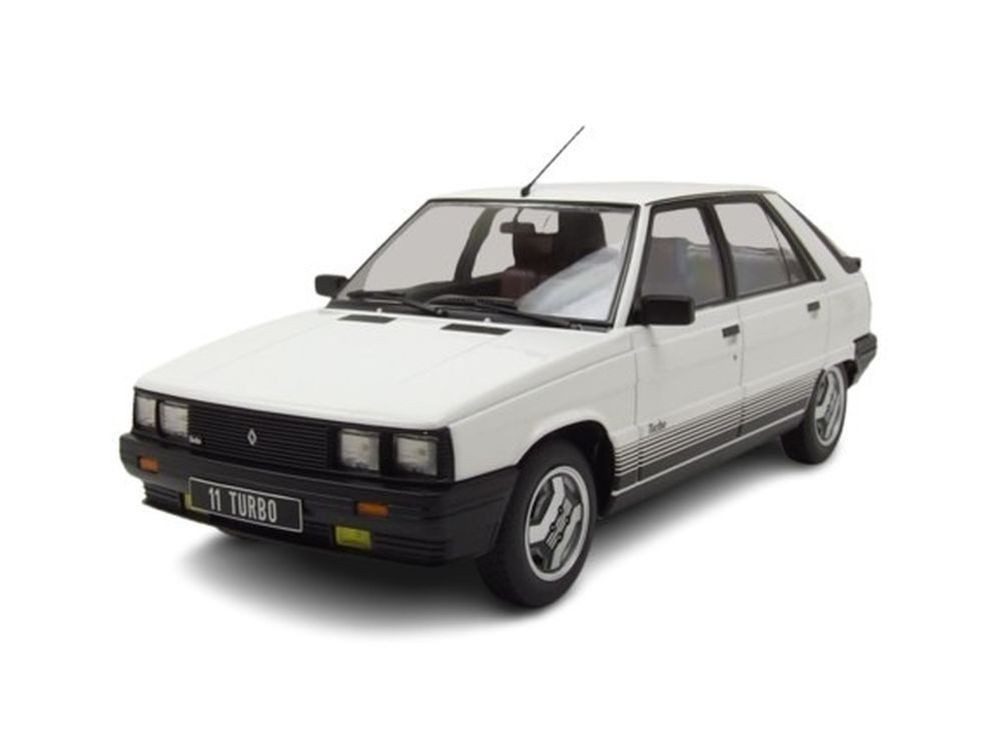 MCG Modellauto Renault 11 Turbo 1985 weiß, Maßstab 1:18