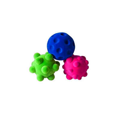 Rubbabu Spielball Motorikbälle-Set Mini, Förderung der Grob- und Feinmotorik und des Tastsinns
