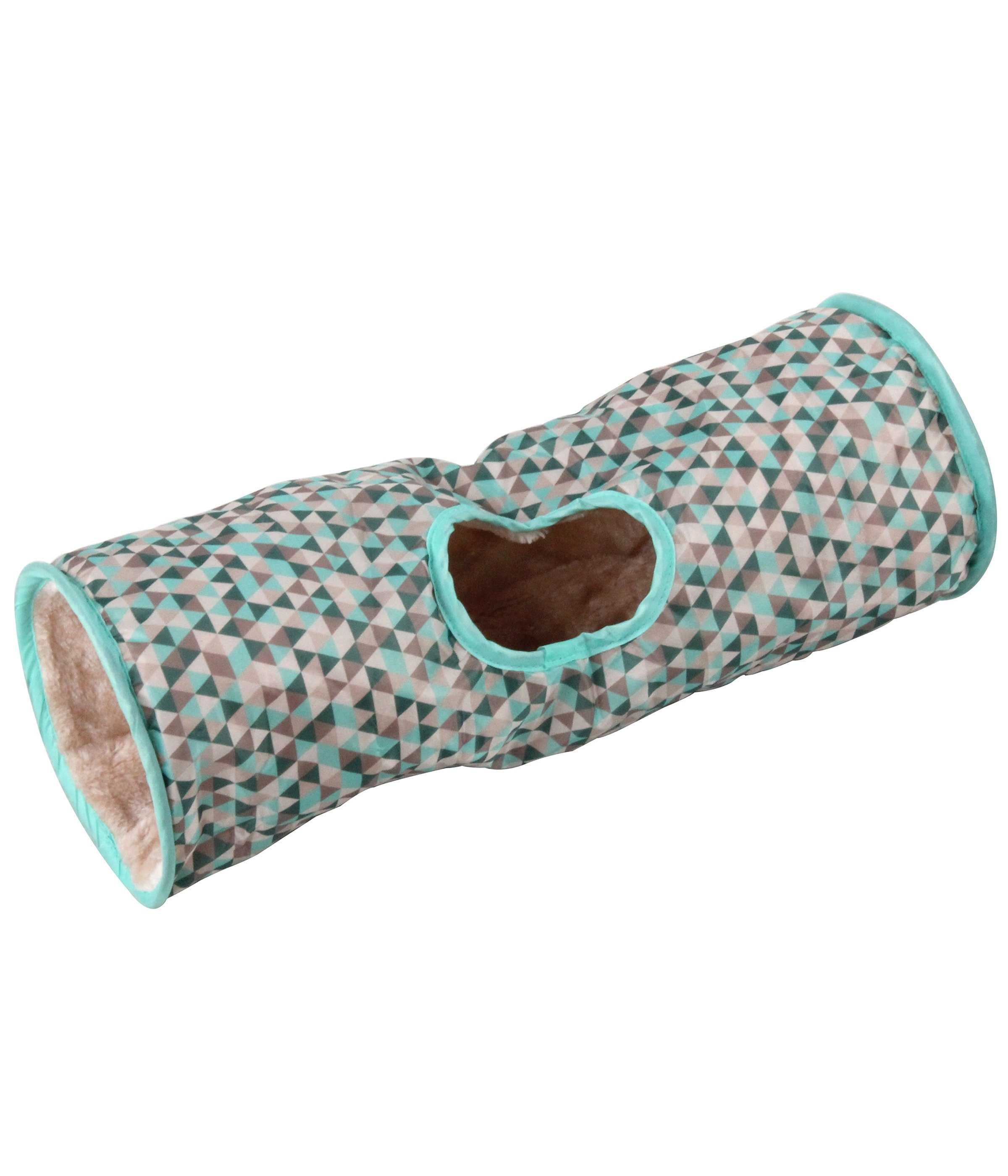 Dehner Kleintierhaus Rascheltunnel Tube, 45 x 15 cm, Nylon/Plüsch