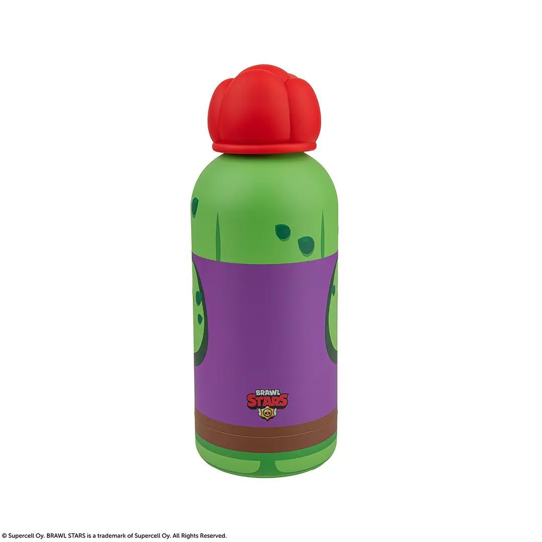 Cinereplicas Trinkflasche Brawl Stars Spike Trinkflasche - Isolierte Edelstahlflasche (350 ml) – Bild 2 von 4