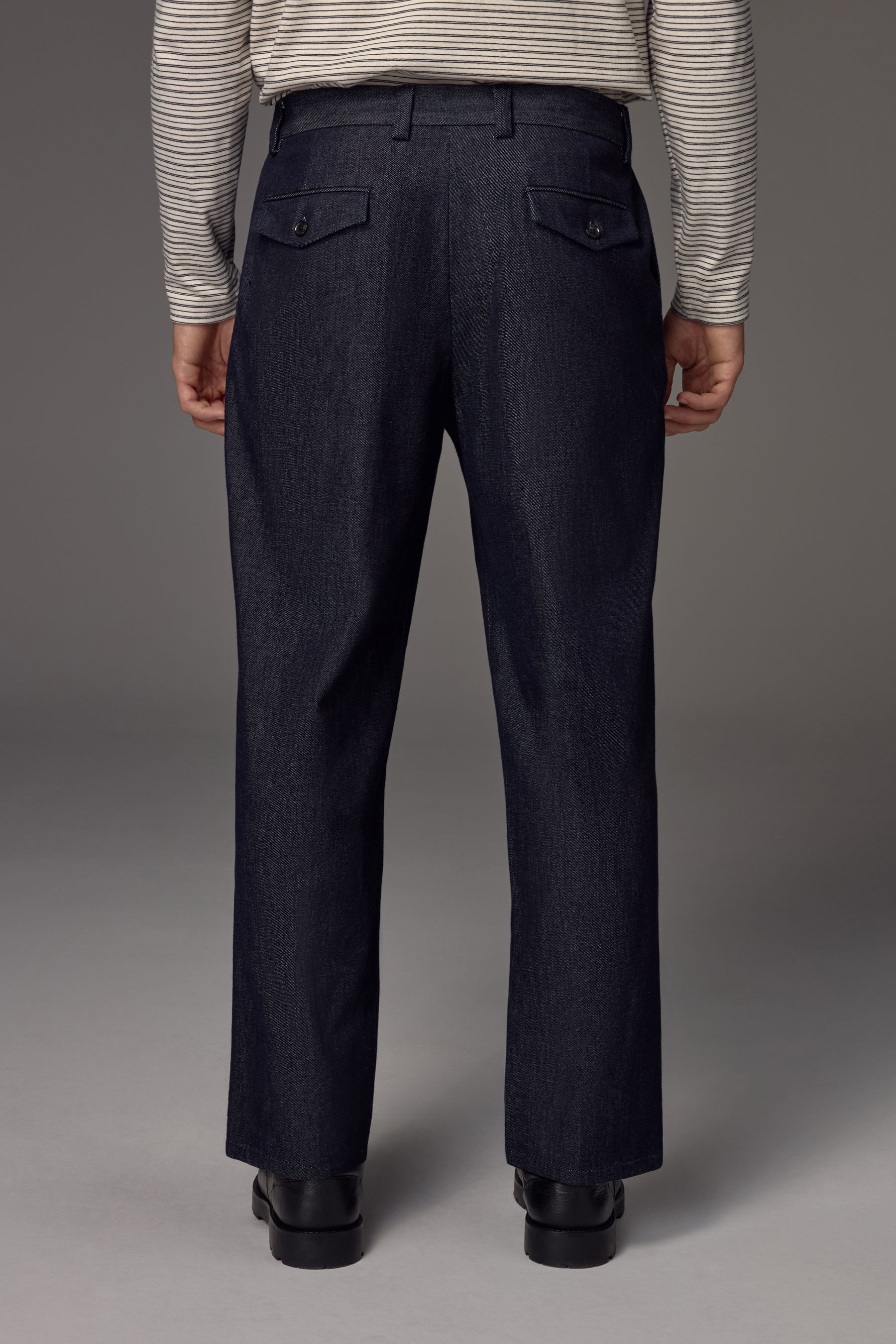 Next Anzughose EDIT Relaxed Fit Denim-Hose (1-tlg) günstig online kaufen