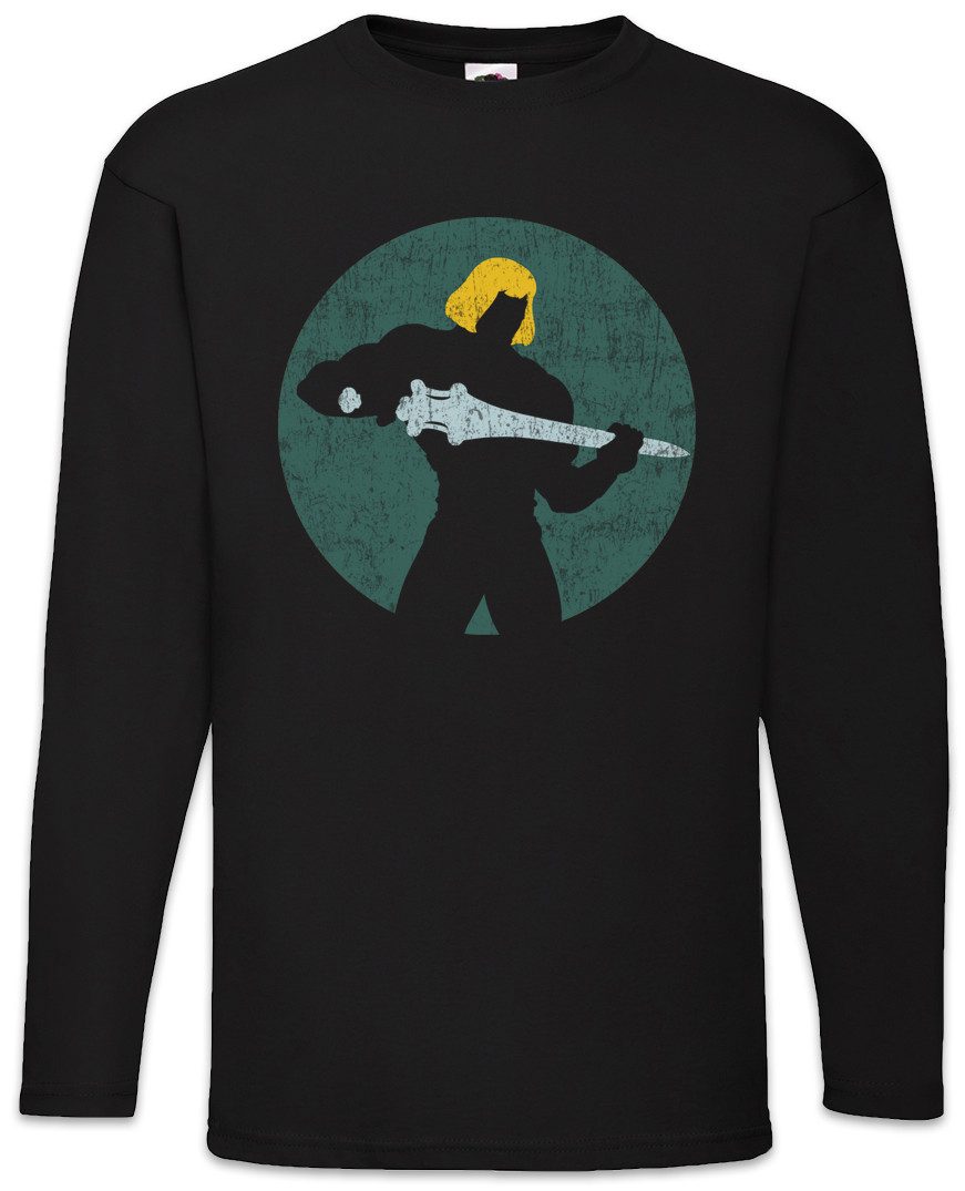 Langarmshirt Universe Hero Langarm T-Shirt He Comic Retro Eighties Man Sword Power