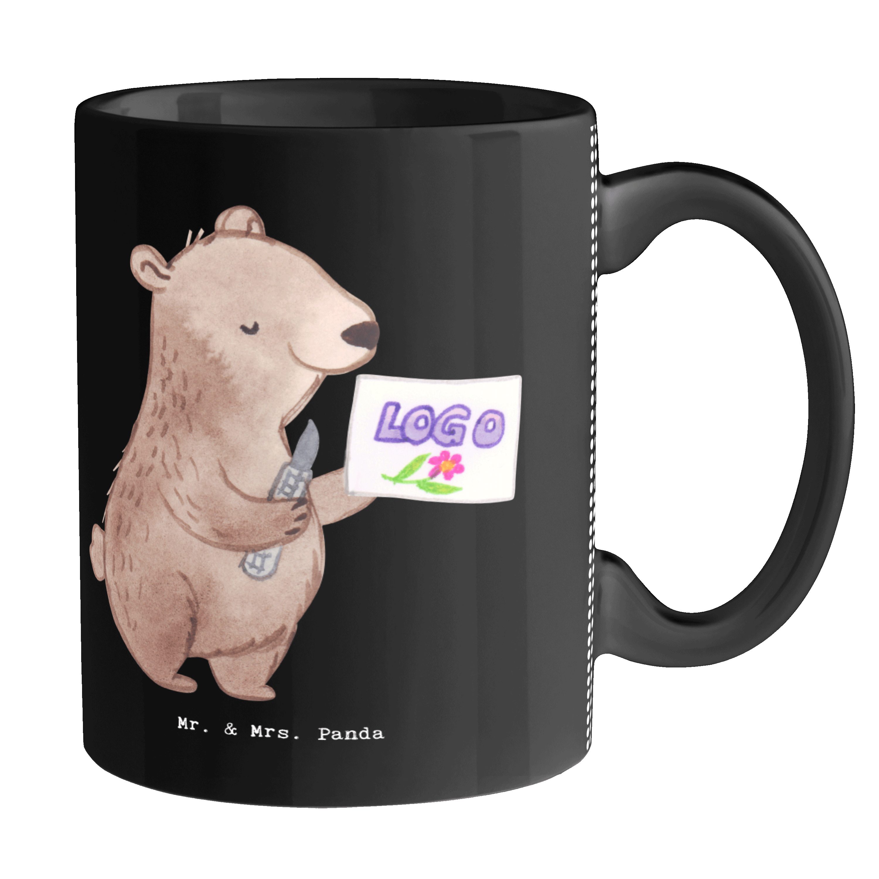 Lustige Panda Tasse Mit Eichhörnchen Motiv – 325 Ml Keramik – Spruch Für Gute Laune