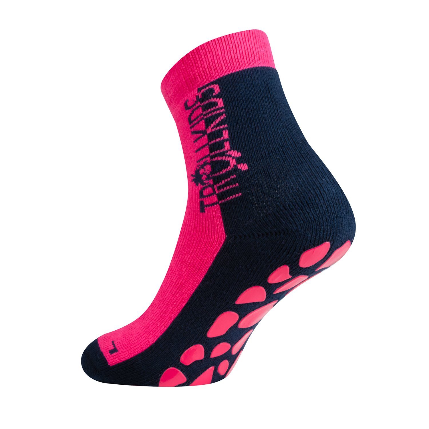 TROLLKIDS Socken Anti Slip Socks Marine/Magenta