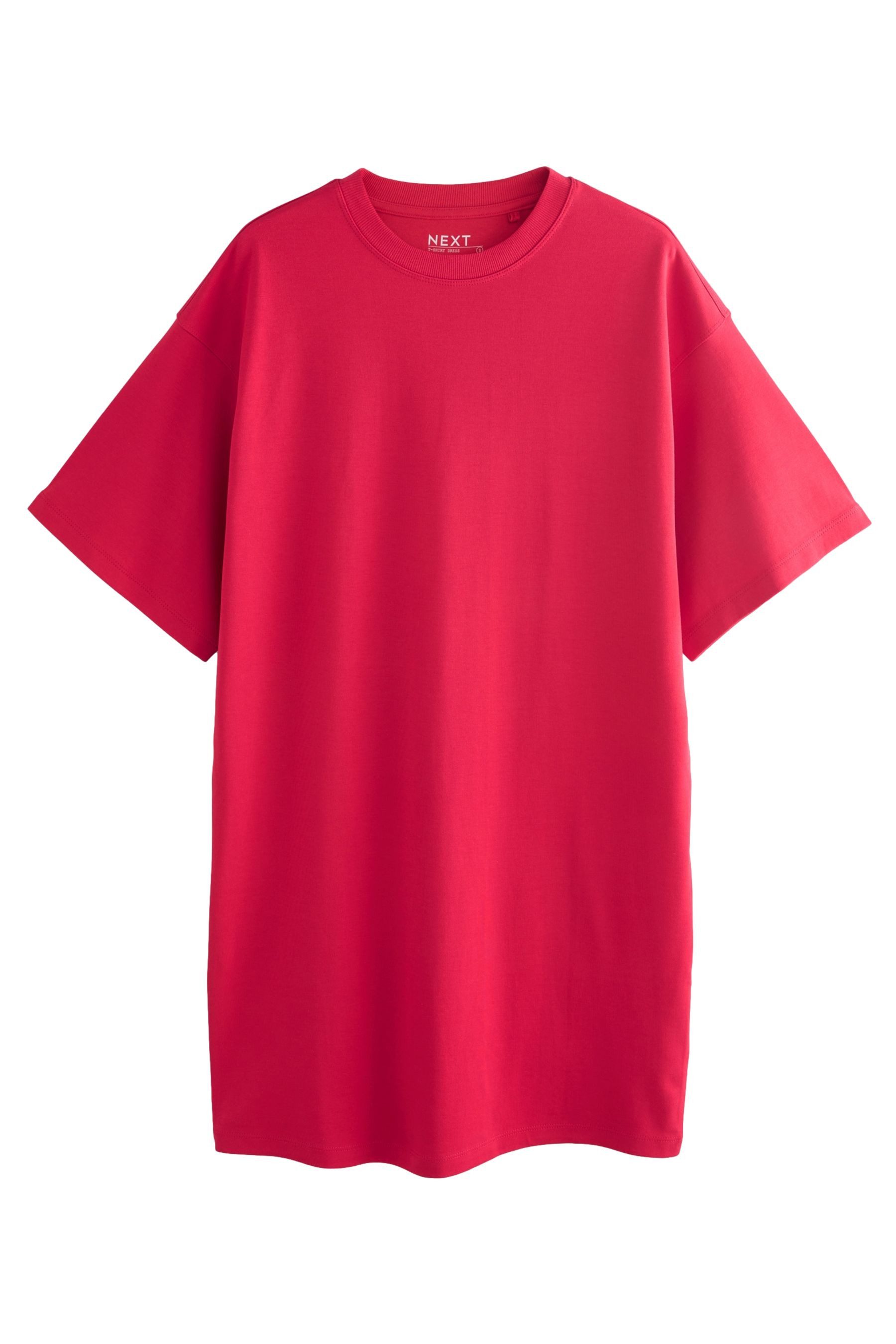 Next Minikleid Relaxed Fit Rundhals-Minikleid mit kurzen Ärmeln (1-tlg) günstig online kaufen