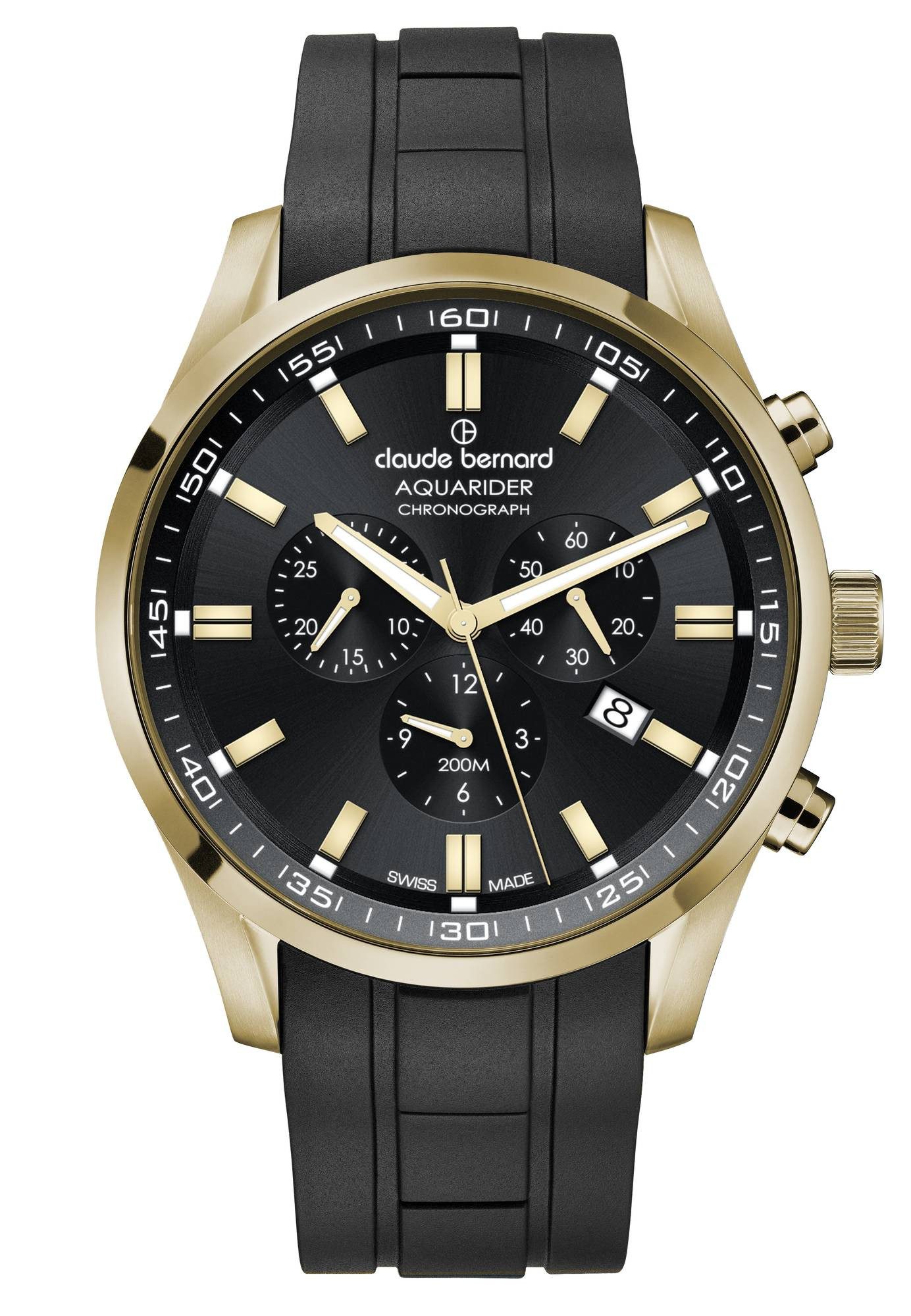 CLAUDE BERNARD Schweizer Uhr Aquarider Chronograph