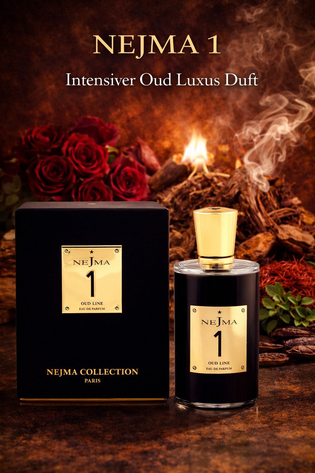 Nejma Eau de Parfum Nejma 1 Eau de Parfum 100 ml – Oud Line – Orientalischer Luxus Duft